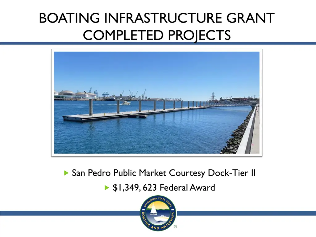 boating infrastructure grant completed projects 1