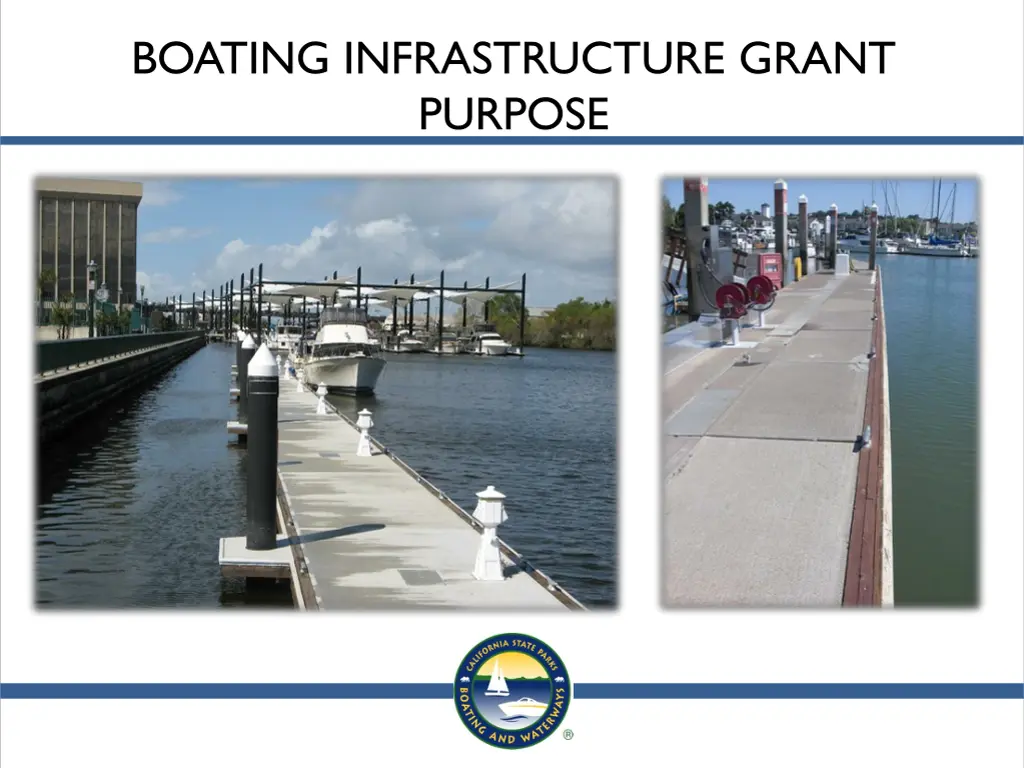 boating infrastructure grant purpose