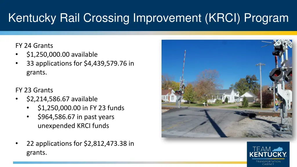 kentucky rail crossing improvement krci program 1