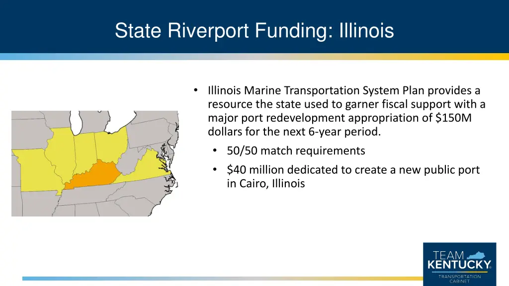 state riverport funding illinois