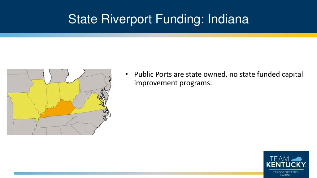 state riverport funding indiana