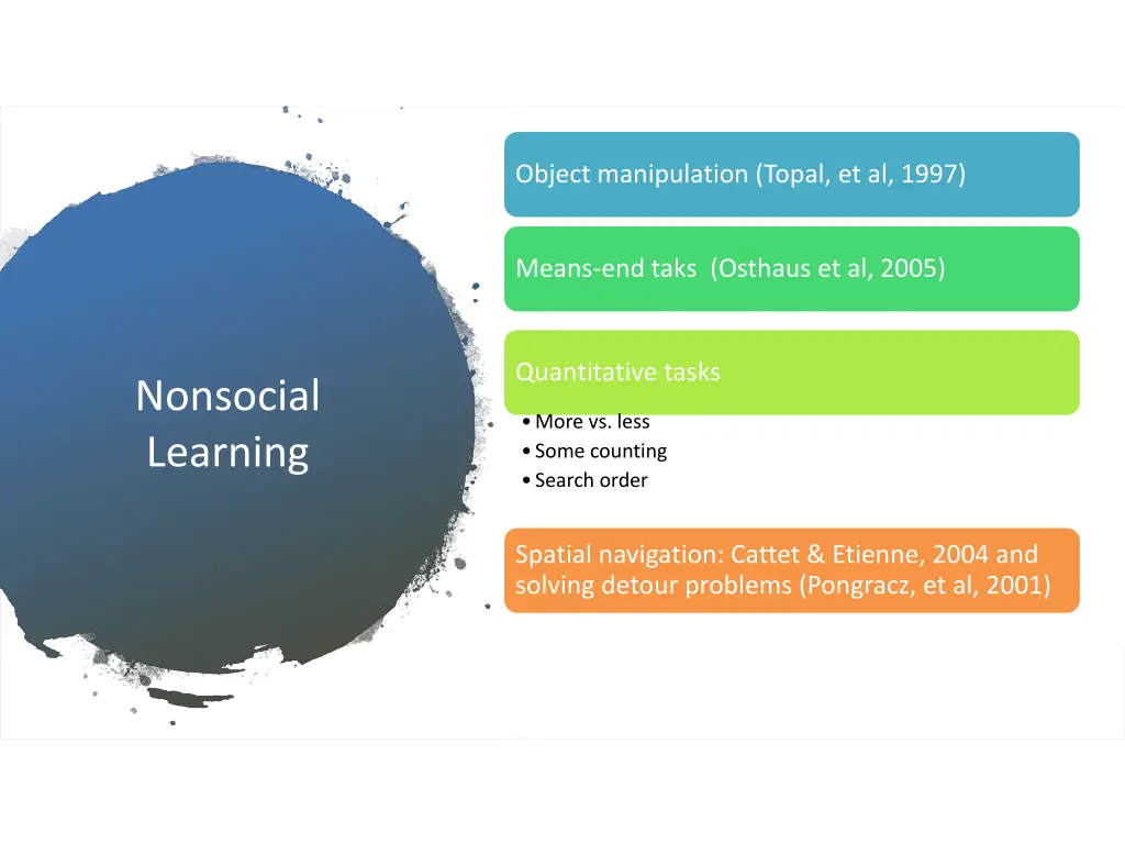 object manipulation topal et al 1997