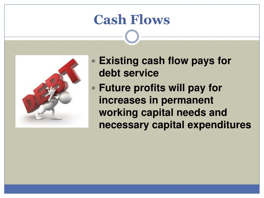 cash flows