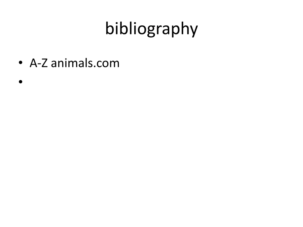 bibliography