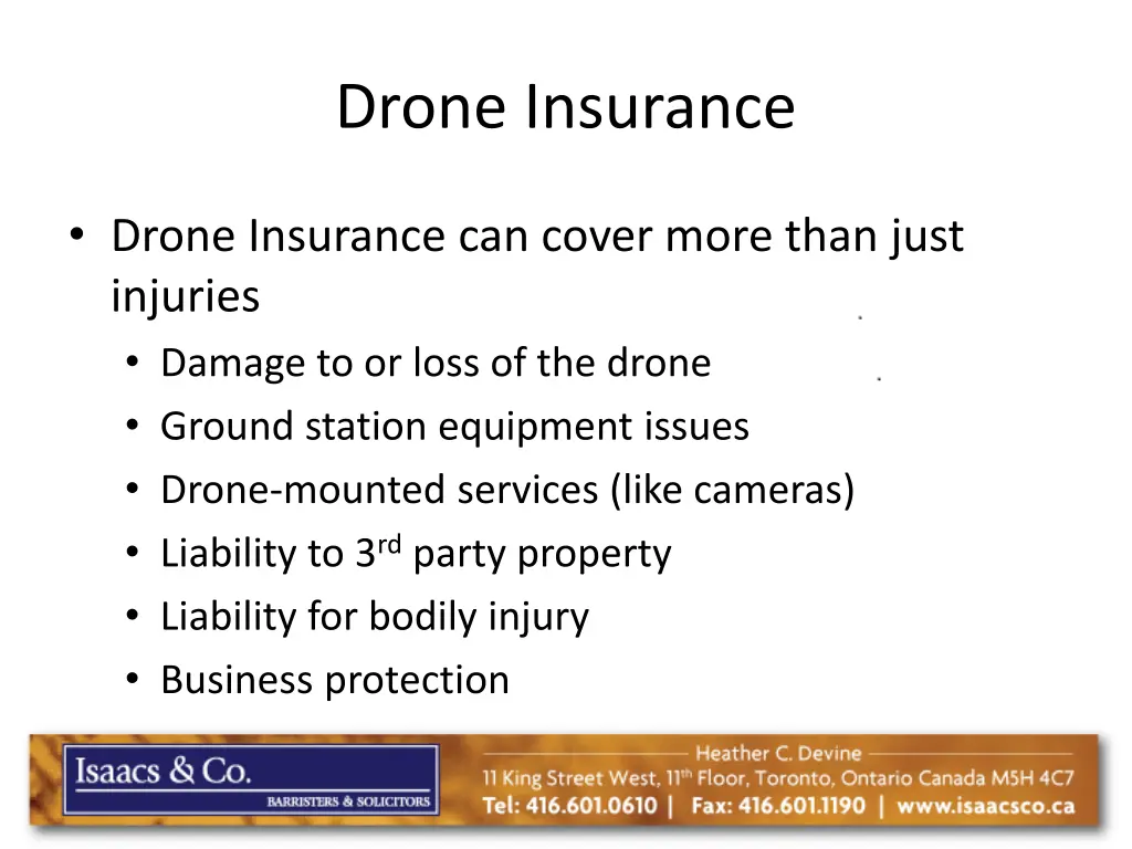 drone insurance