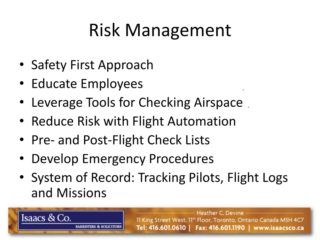 risk management