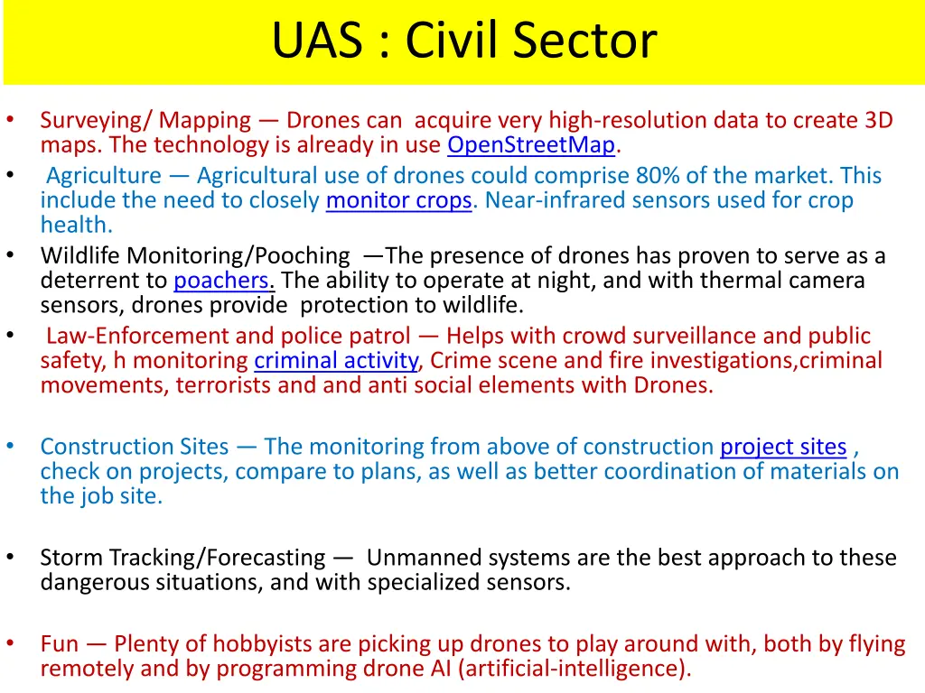 uas civil sector 1