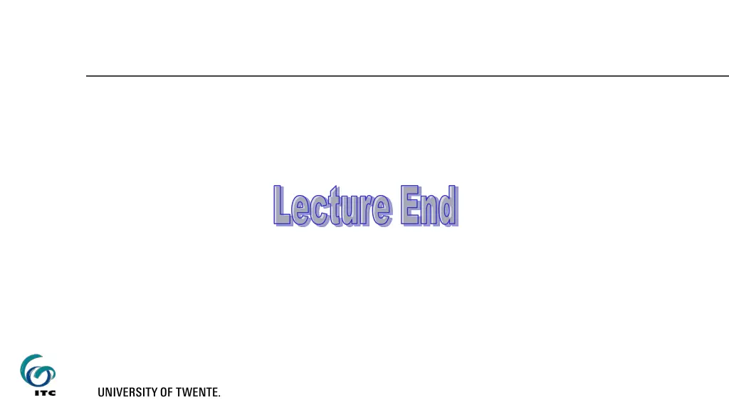 lecture end