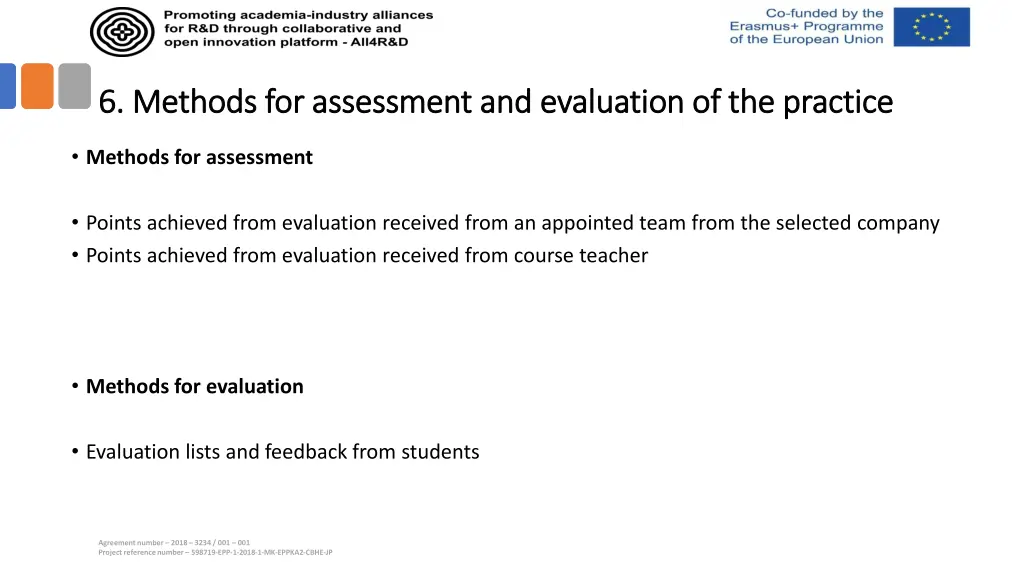 6 6 methods methods for assessment and evaluation