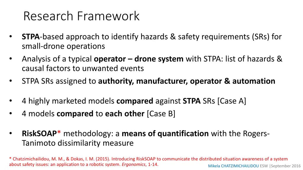 research framework