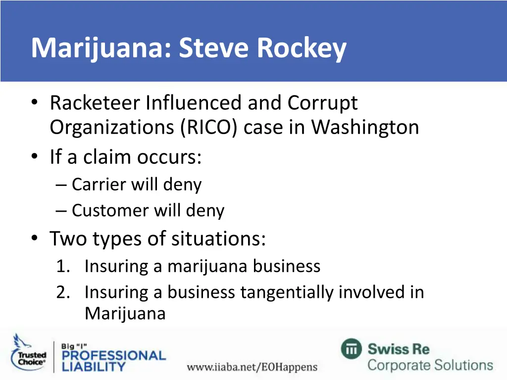 marijuana steve rockey