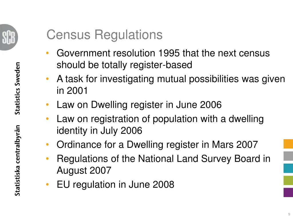 census regulations