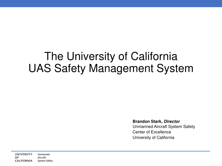 the university of california uas safety