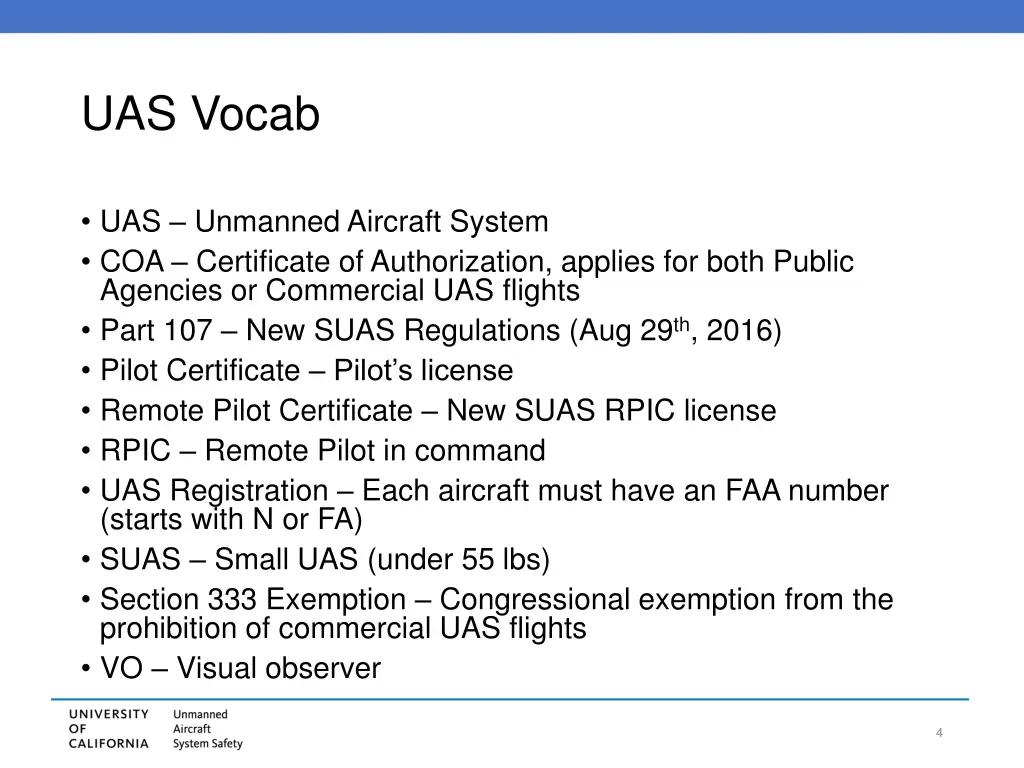 uas vocab