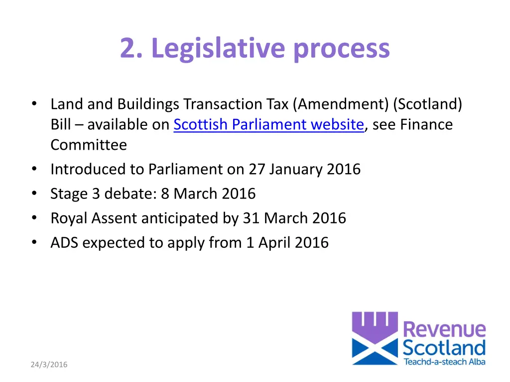 2 legislative process