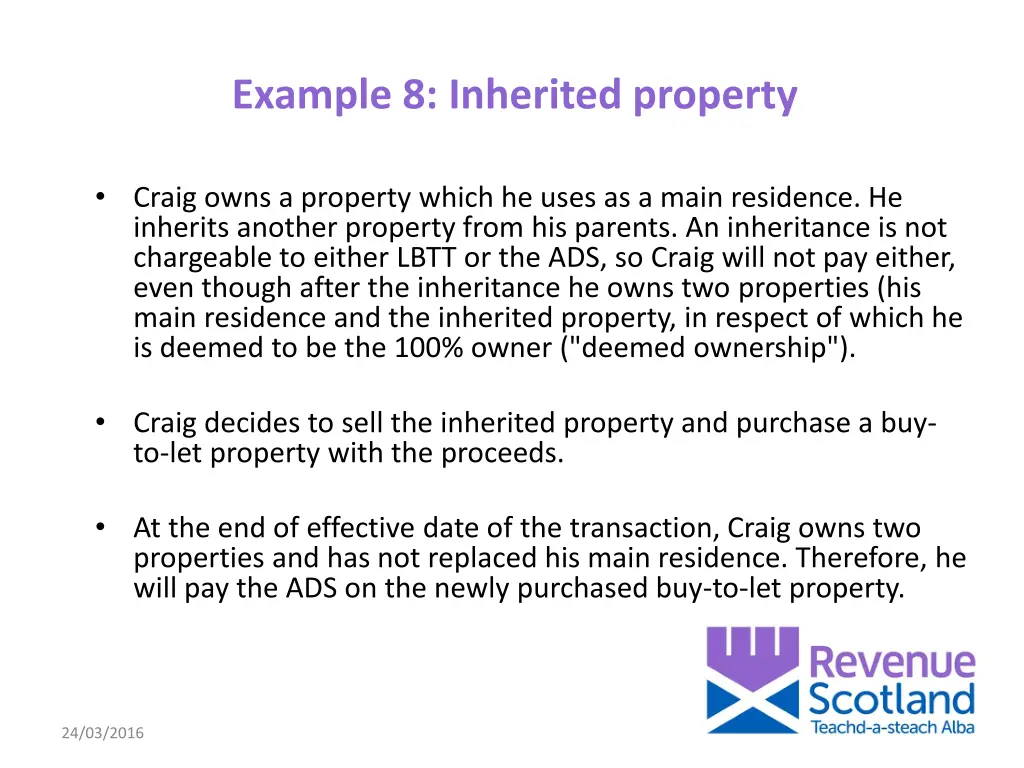 example 8 inherited property