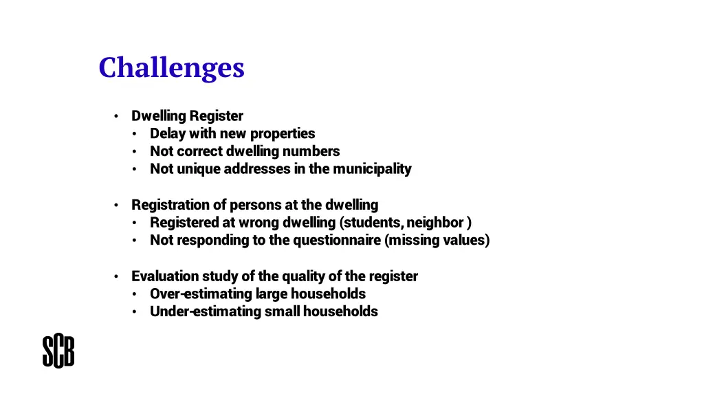 challenges