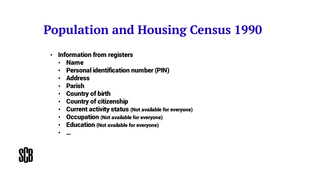 population and housing census 1990 2