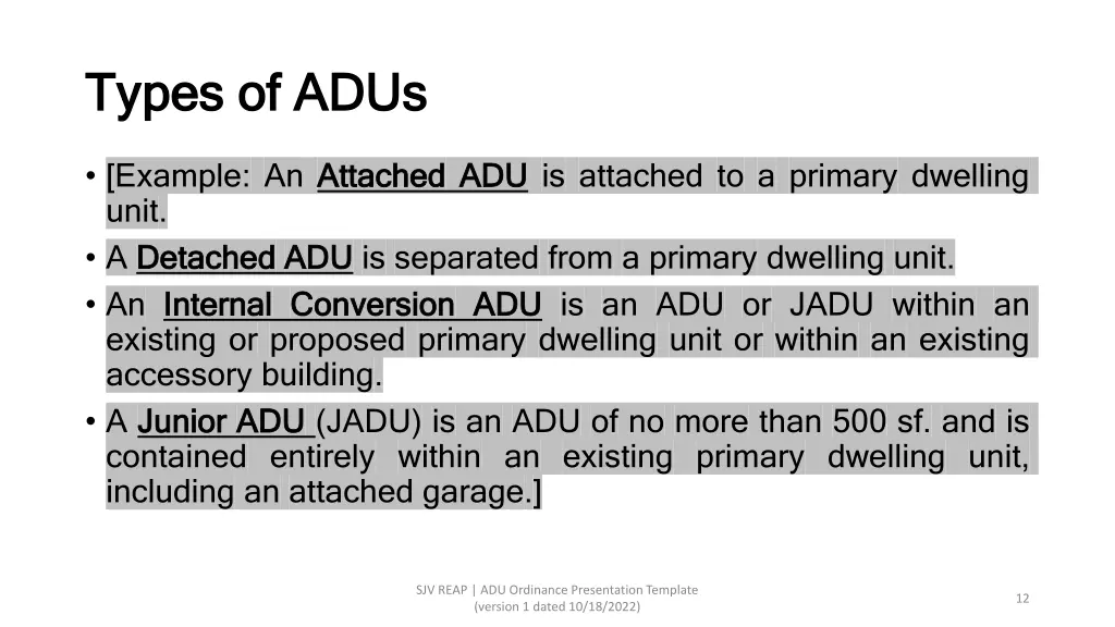 types of adus types of adus 1