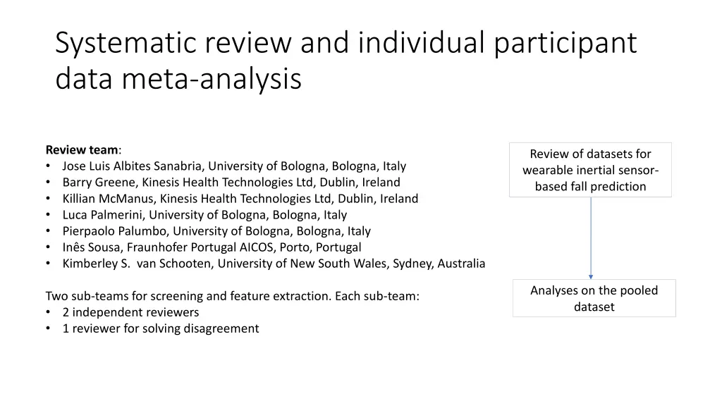 systematic review and individual participant data 2