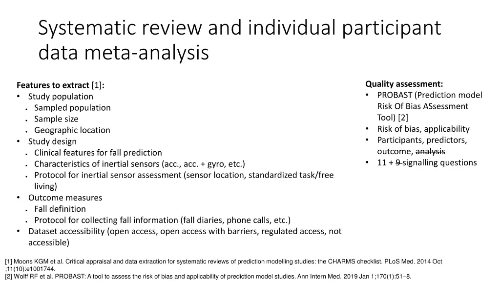 systematic review and individual participant data 3