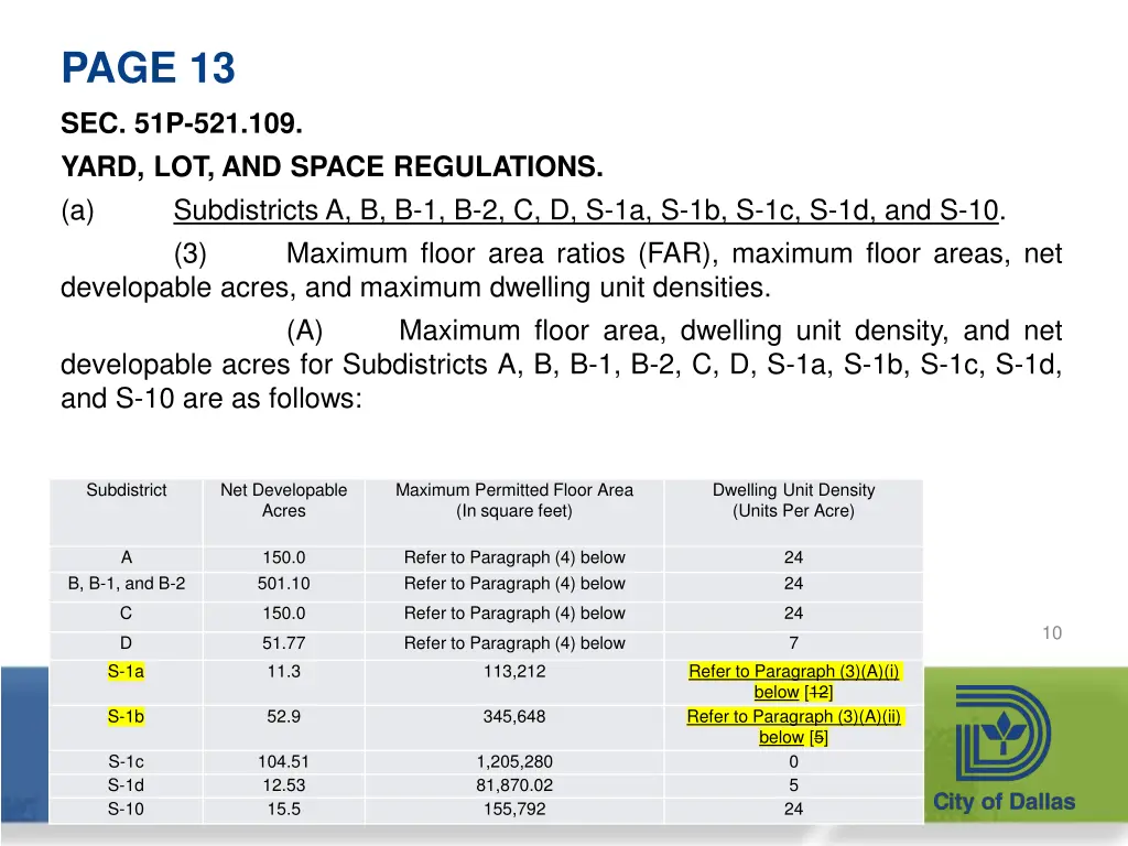 page 13 sec 51p 521 109 yard lot and space 1