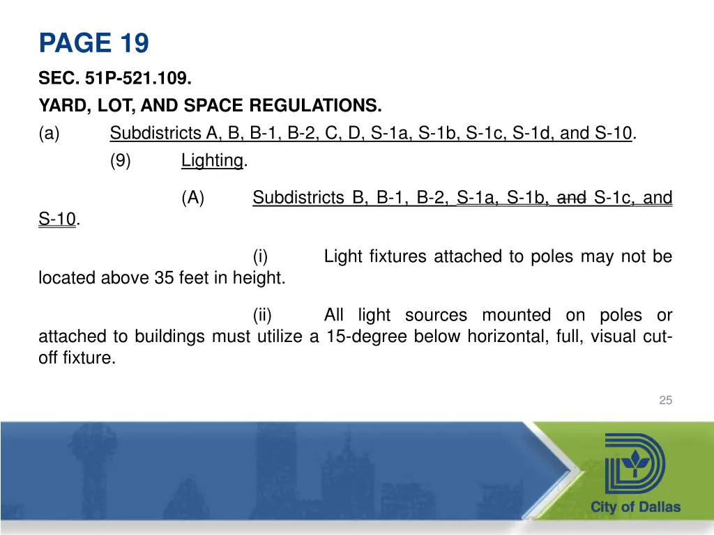 page 19 sec 51p 521 109 yard lot and space