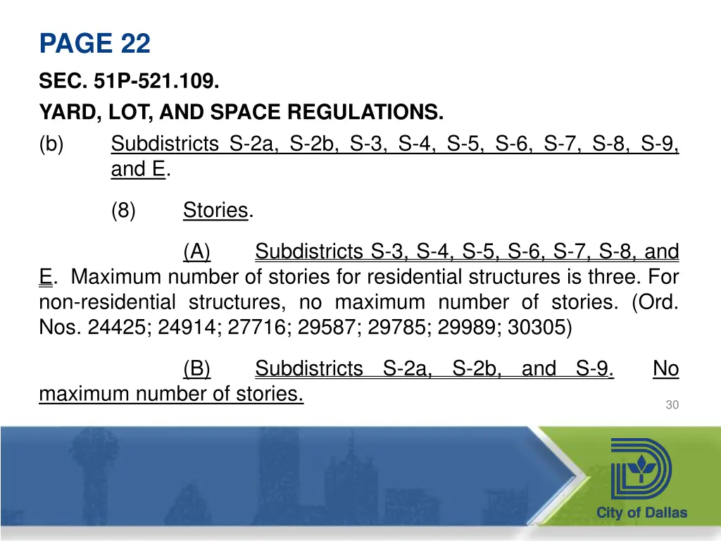 page 22 sec 51p 521 109 yard lot and space