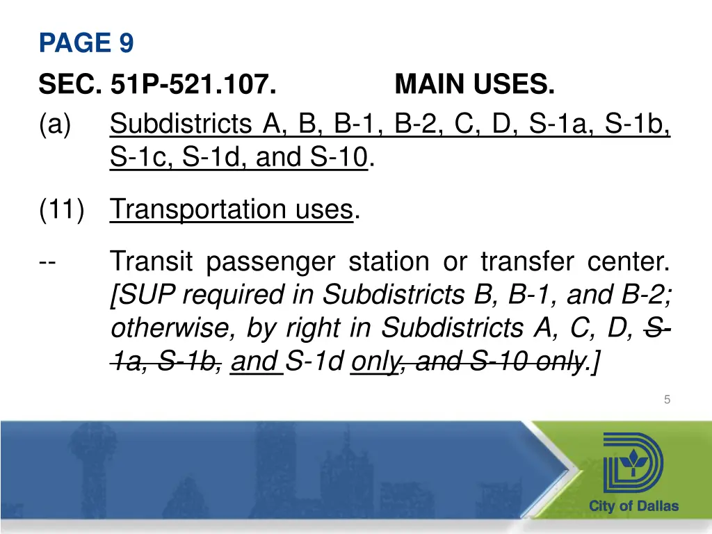 page 9 sec 51p 521 107 a subdistricts