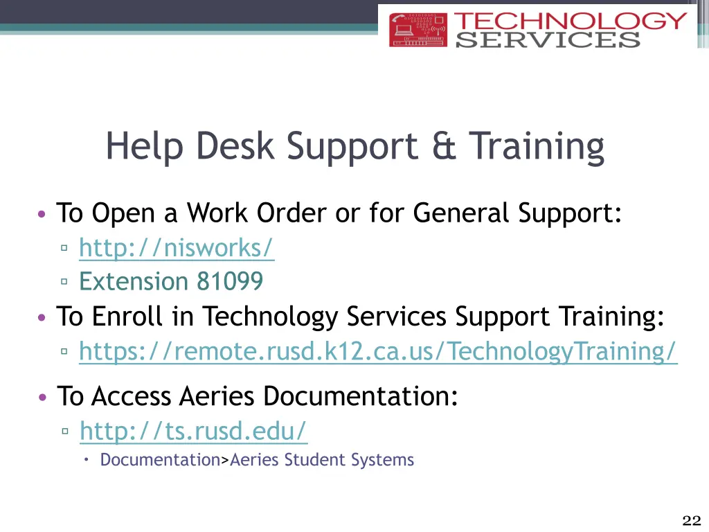 help desk support training