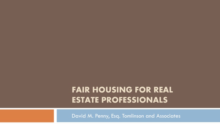 fair housing for real estate professionals