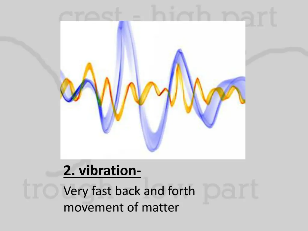 2 vibration very fast back and forth movement