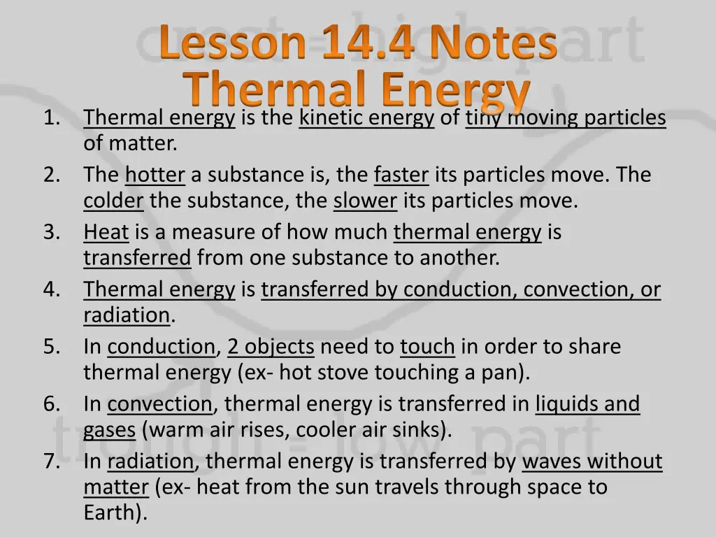 lesson 14 4 notes thermal energy