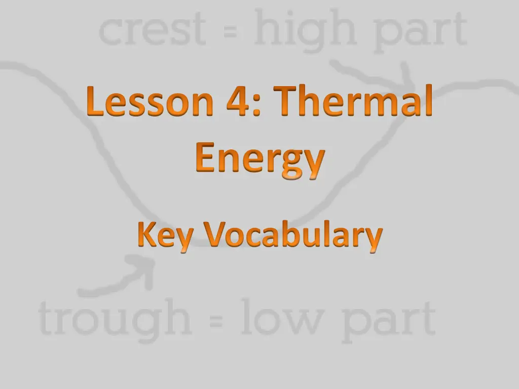 lesson 4 thermal energy