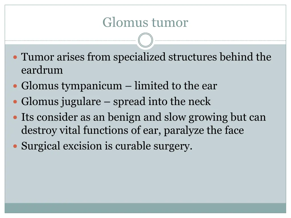 glomus tumor