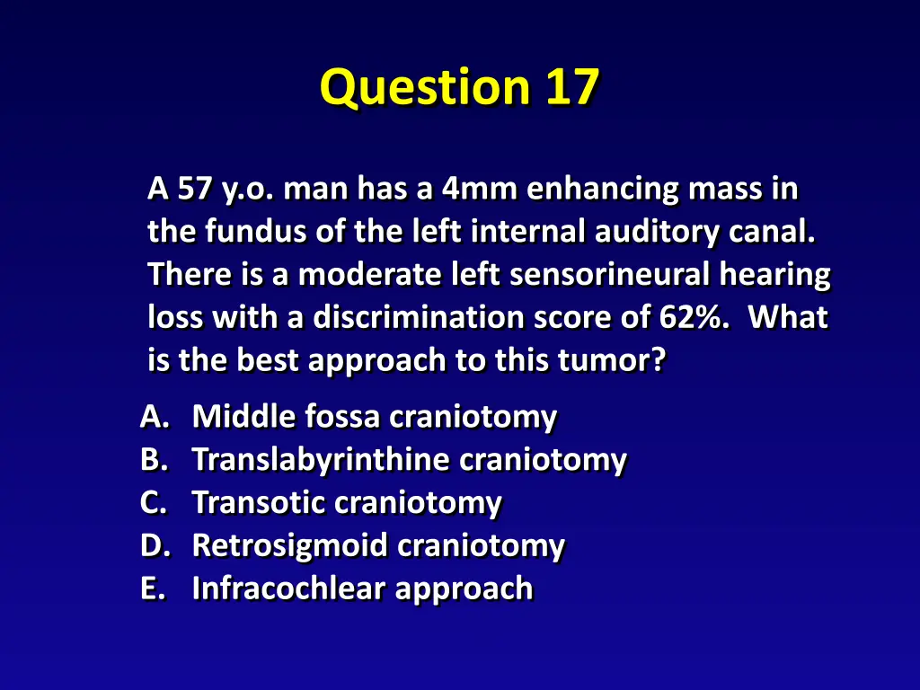 question 17