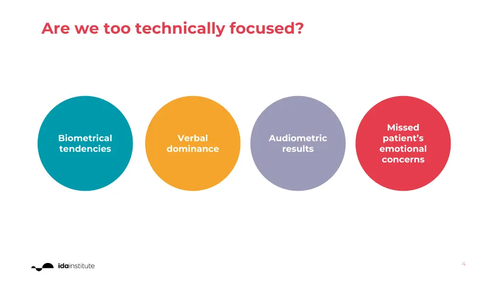 are we too technically focused