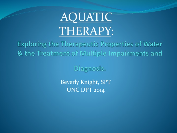 aquatic therapy