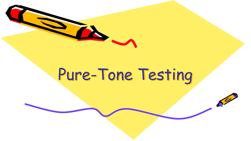 pure tone testing