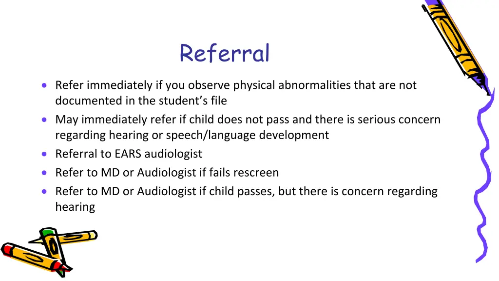 referral