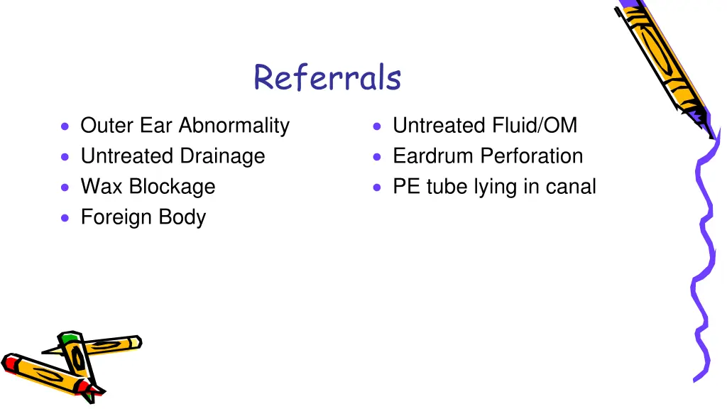 referrals