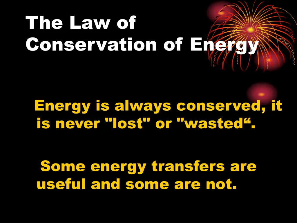 the law of conservation of energy