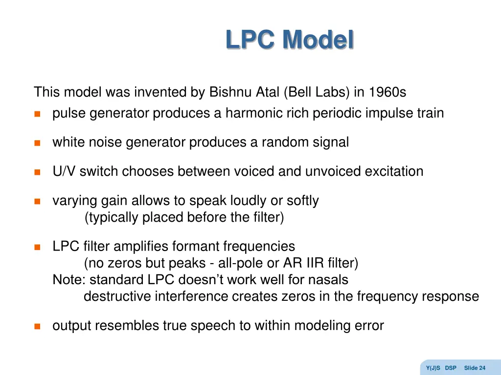 lpc model