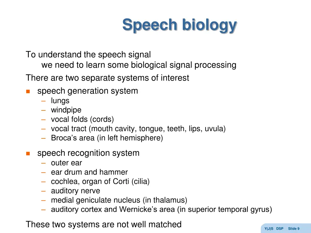 speech biology