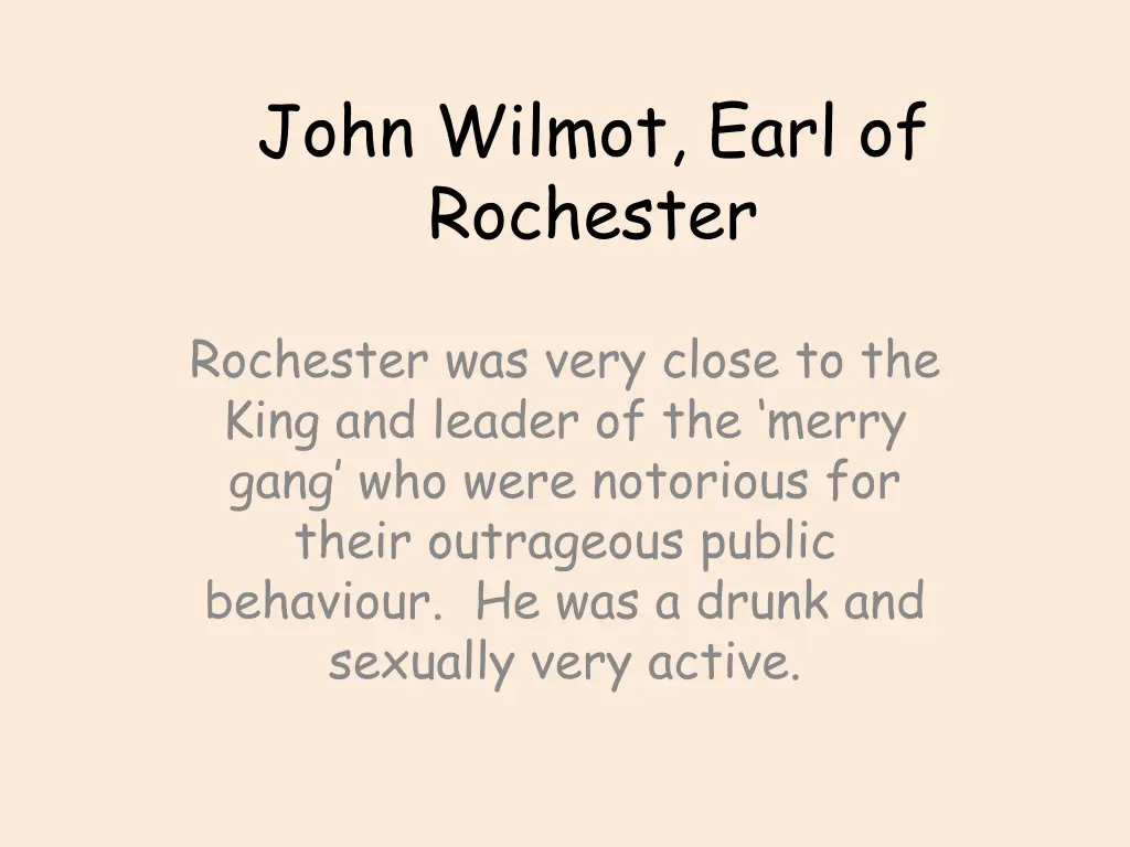 john wilmot earl of rochester 3