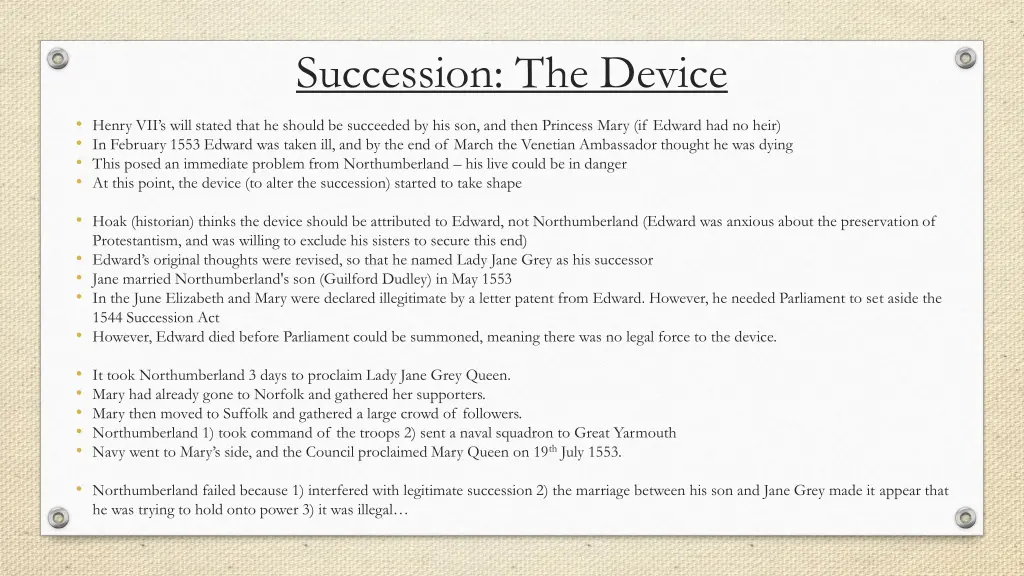 succession the device