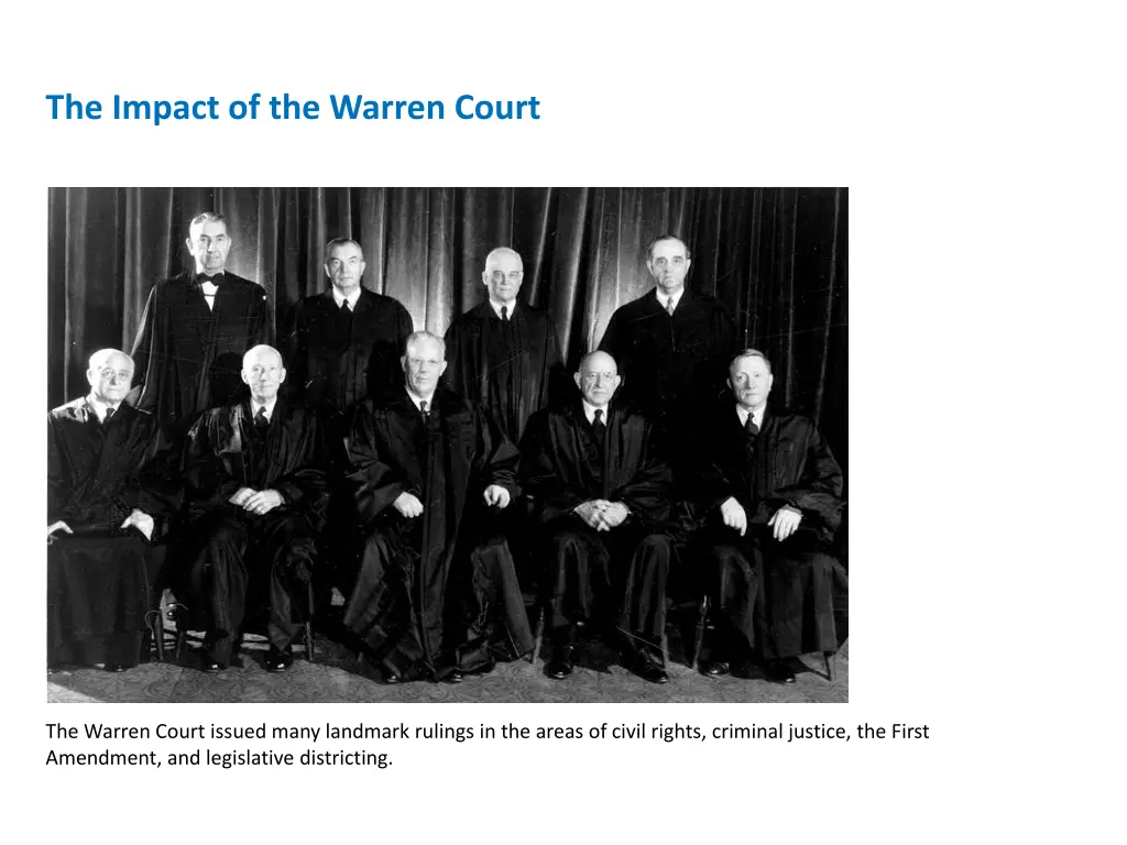 the impact of the warren court 2