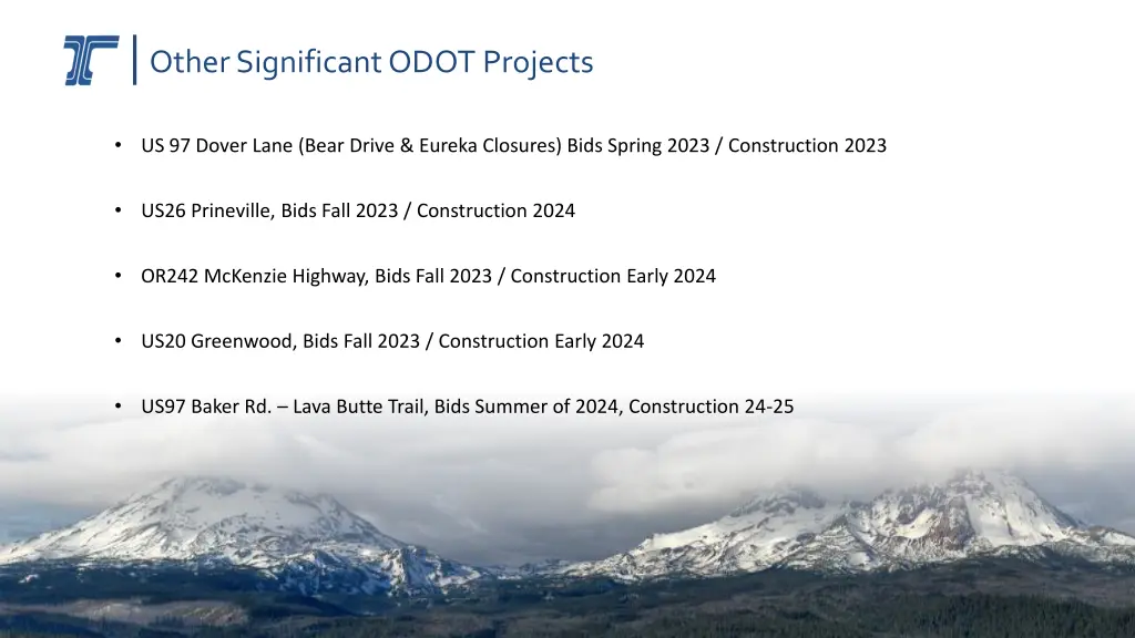 other significant odot projects