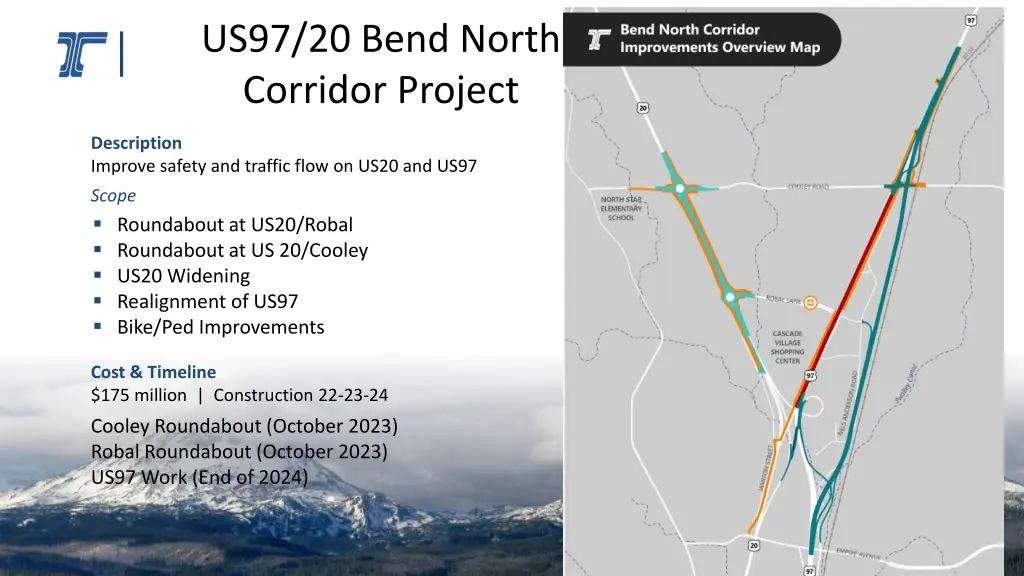 us97 20 bend north corridor project