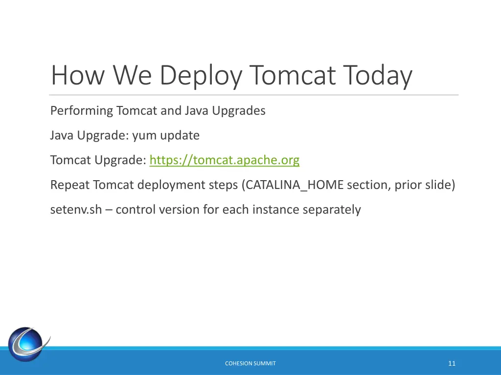 how we deploy tomcat today 4